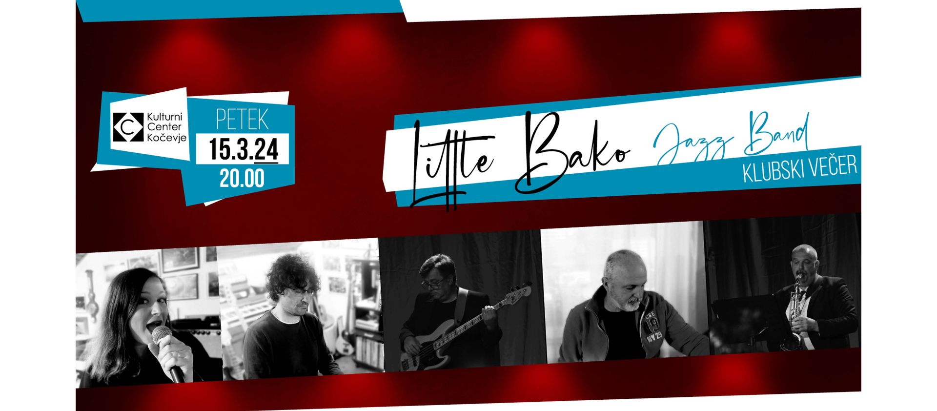 LITTLE BAKO JAZZ BAND, klubski večer