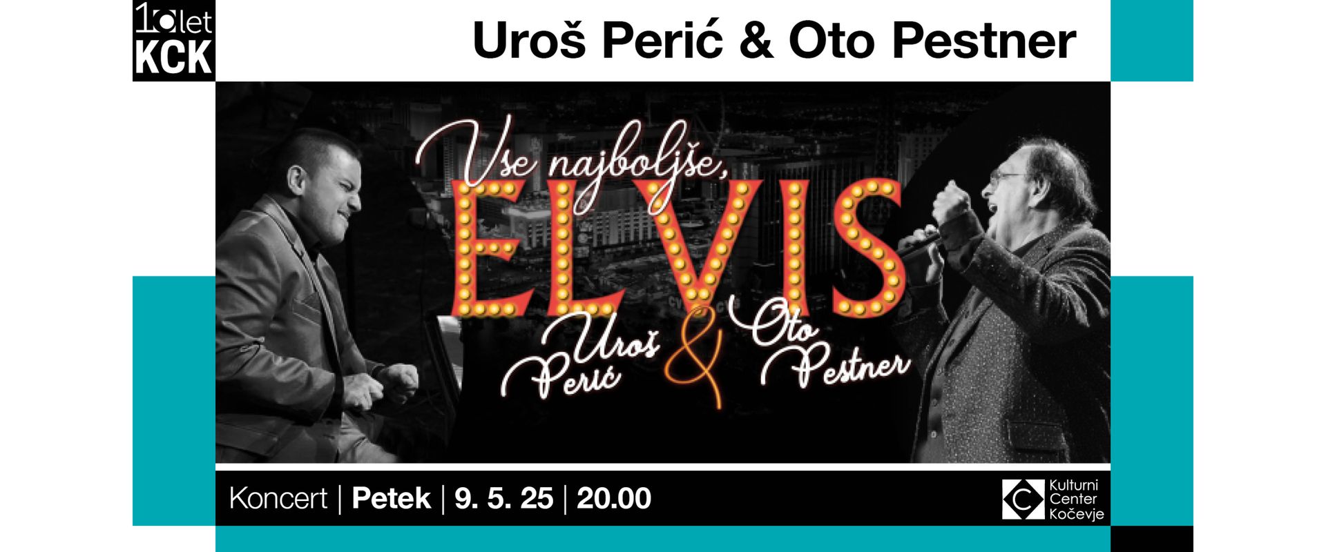 Vse najboljše, ELVIS: Oto Pestner & Uroš Perić, glasbeni večer