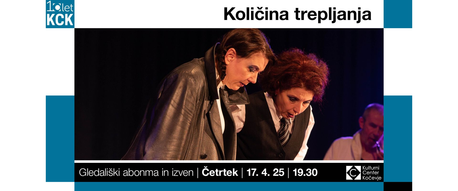 KOLIČINA TREPLJANJA, gledališka predstava