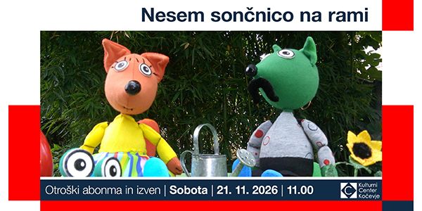 Nesem sončnico na rami