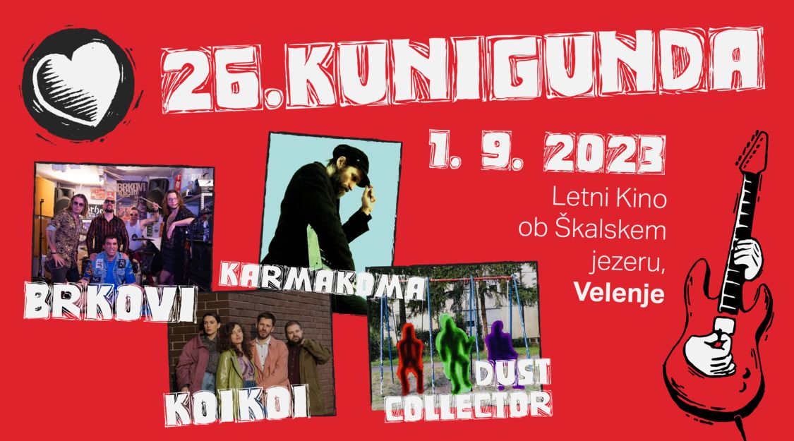 Brkovi (HR), Koikoi (SRB), Karmakoma, Dust Collector // 26. festival Kunigunda