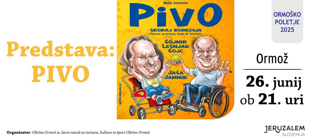 PIVO - skoraj komedija - Festival Ormoško poletje 2025