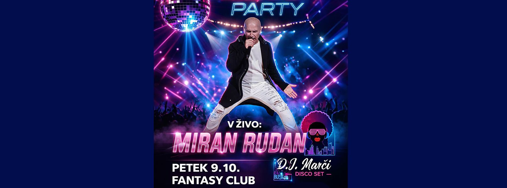 Disco Party z Miranom Rudanom