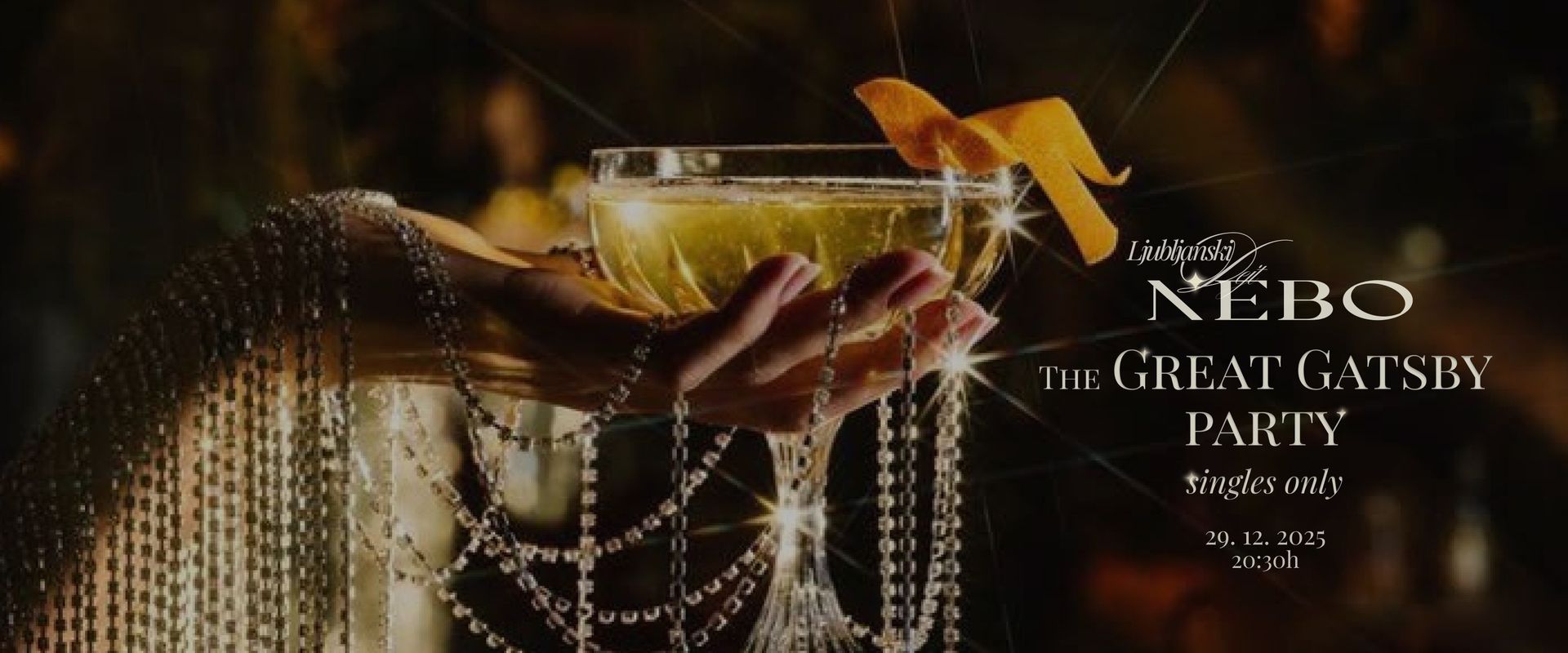 Ljubljanski Dejt @ NEBO The Great Gatsby Party