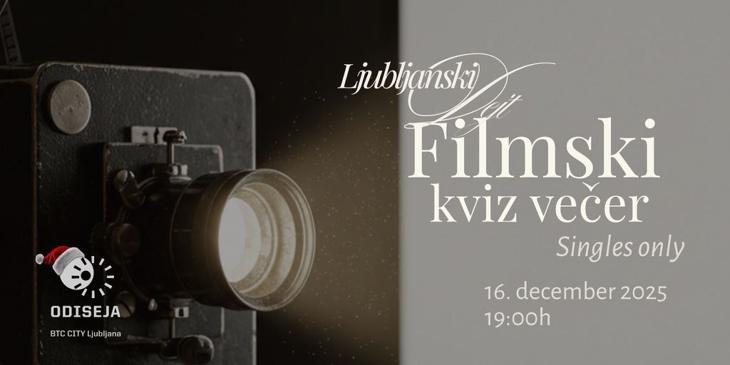 Ljubljanski Dejt - Filmski kviz večer @ Odiseja
