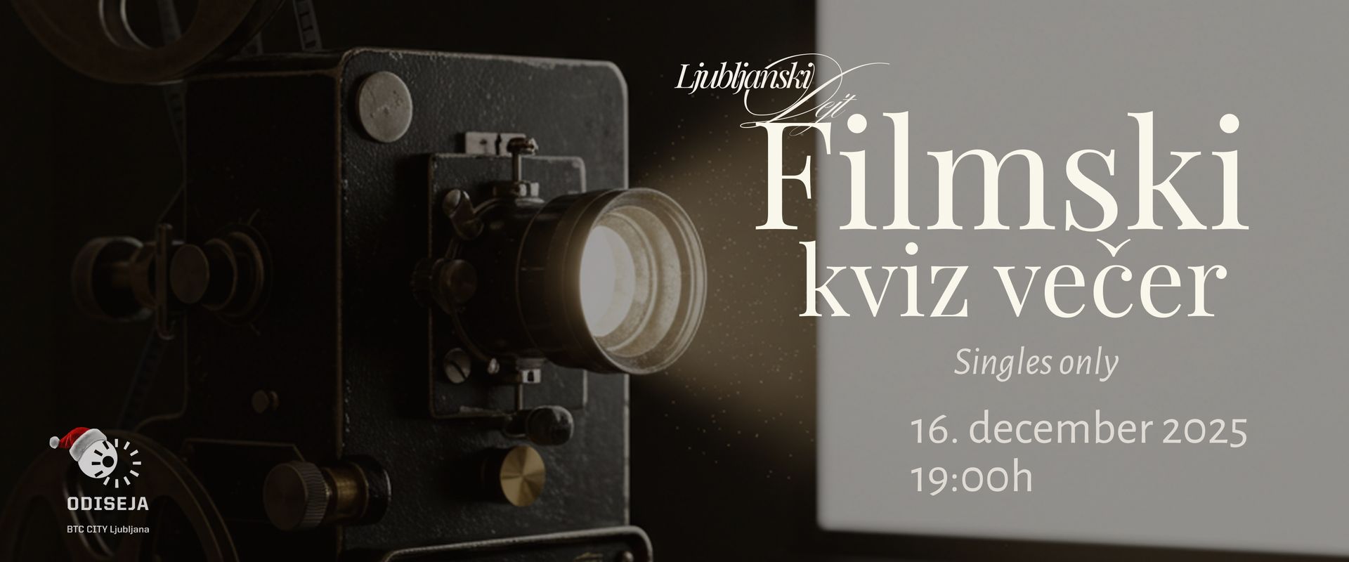 Ljubljanski Dejt - Filmski kviz večer @ Odiseja