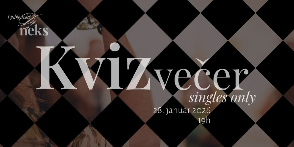 KVIZ VEČER Ljubljanski Dejt x Kviznis
