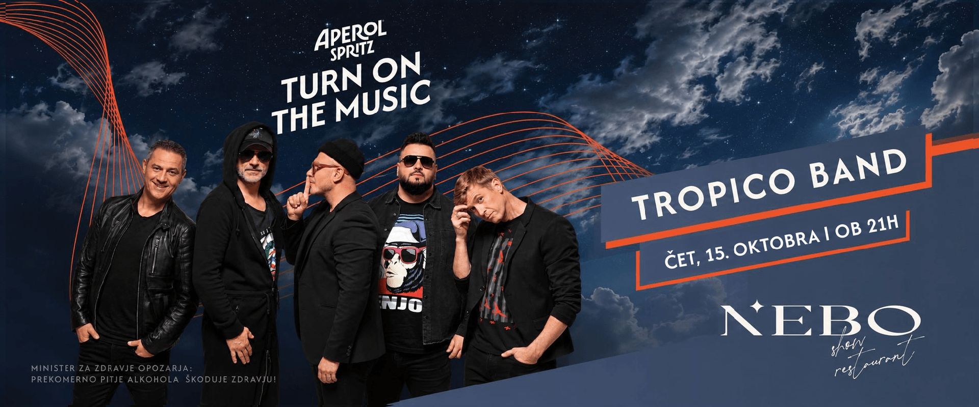 TROPICO BAND gre v Nebo! / 15.10