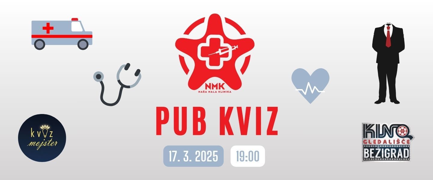 Naša Mala Klinika pub kviz v Kinu Bežigrad
