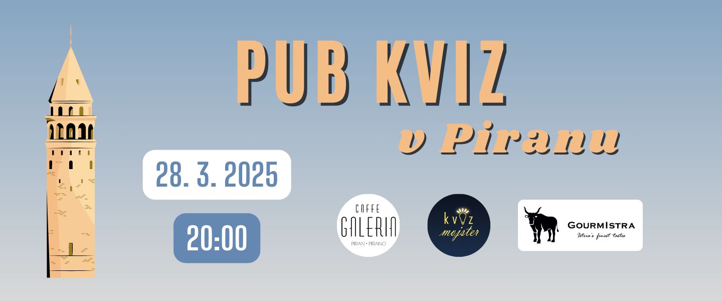 Pub Kviz v Caffe Galeria v Piranu
