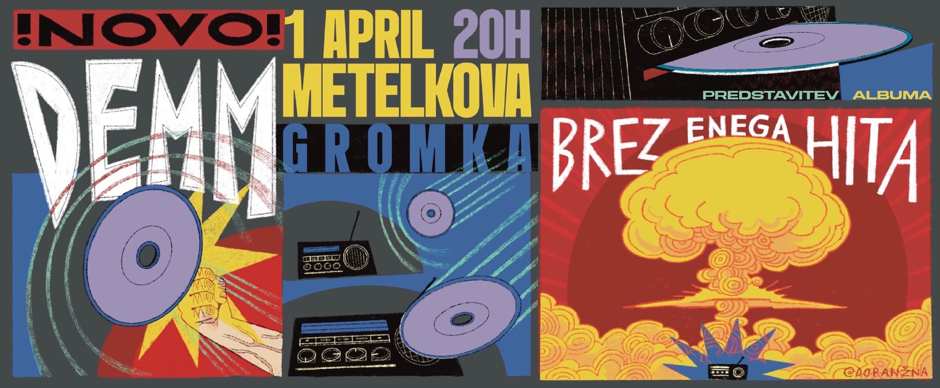 NOVO! "brez enega hita" album release / demm