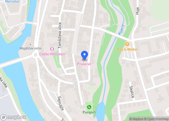 Rovi pod starim Kranjem (vhod pri Prešernovem gledališču)