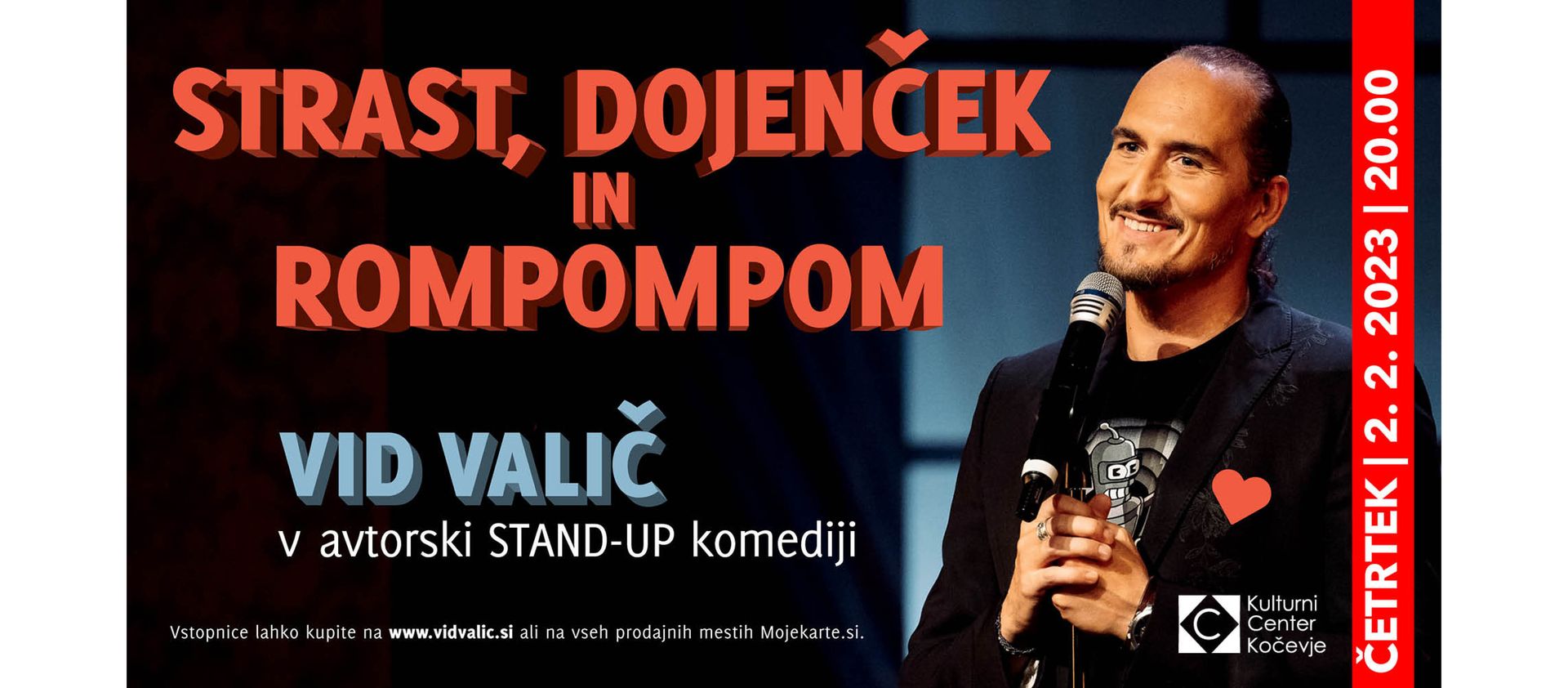 Vid Valič: STRAST, DOJENČEK IN ROMPOMPOM