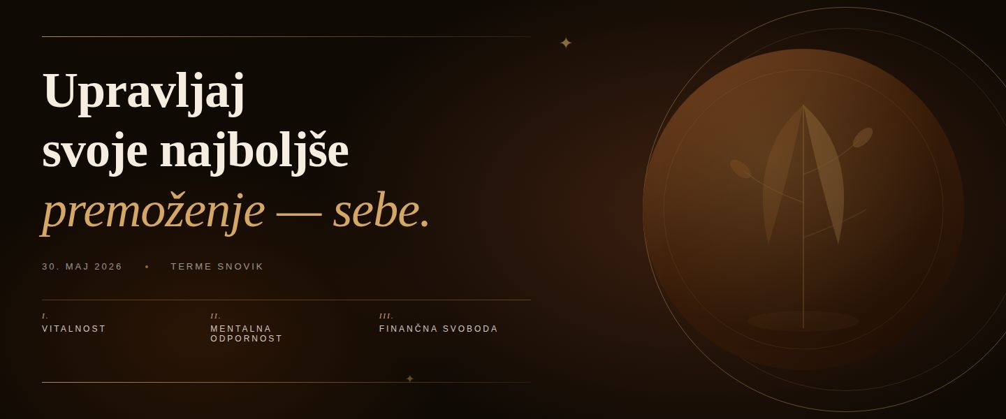 Upravljaj svoje najboljše premoženje - sebe