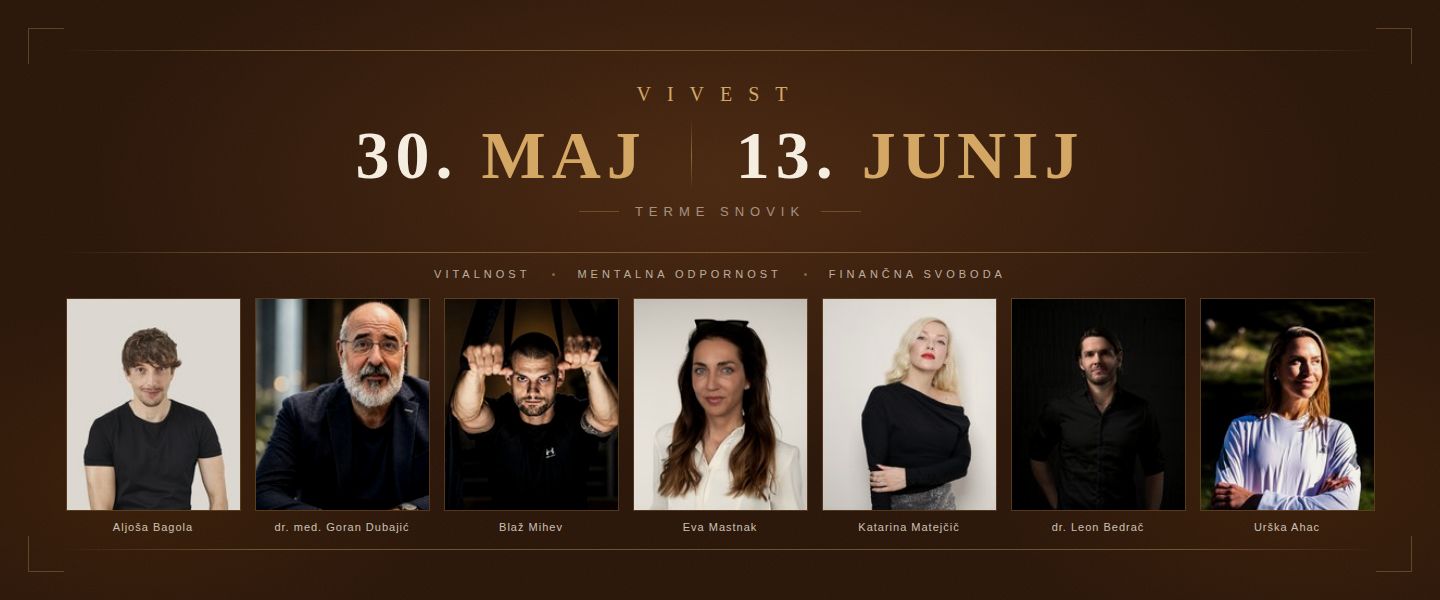 VIVEST - Upravljaj svoje najboljše premoženje - sebe
