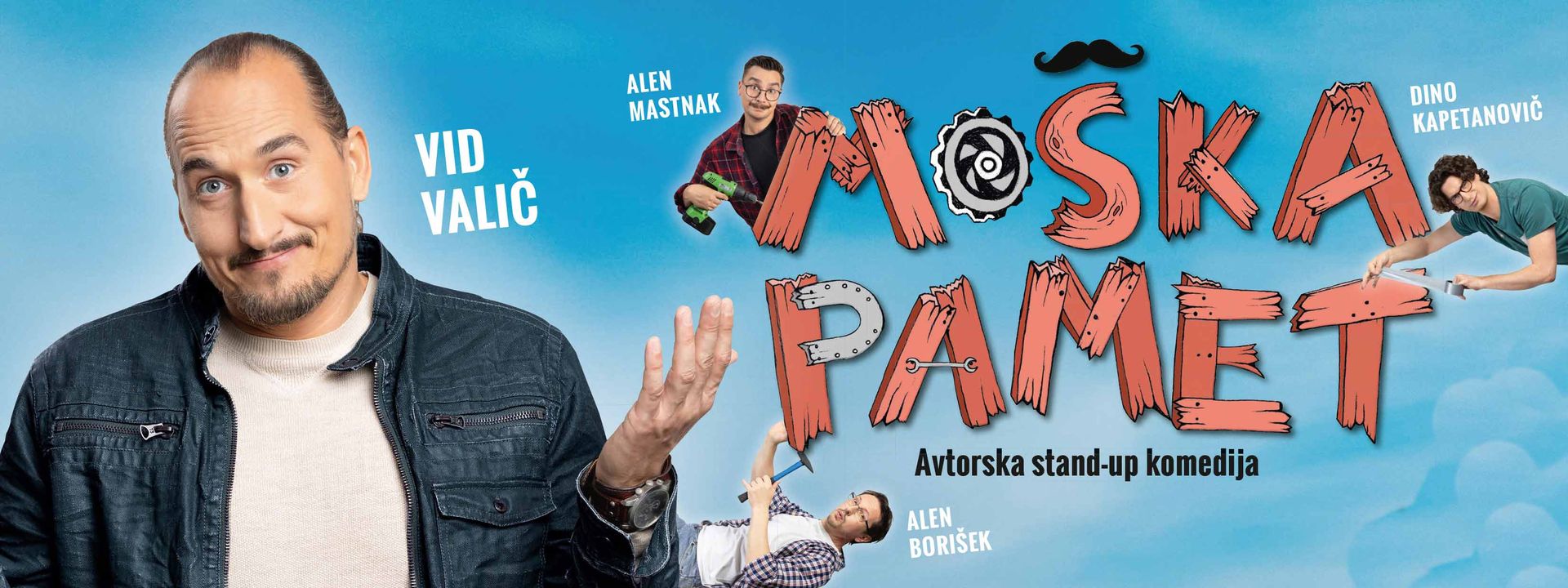 Nova Stand-up predstava Vida Valiča: "MOŠKA PAMET"